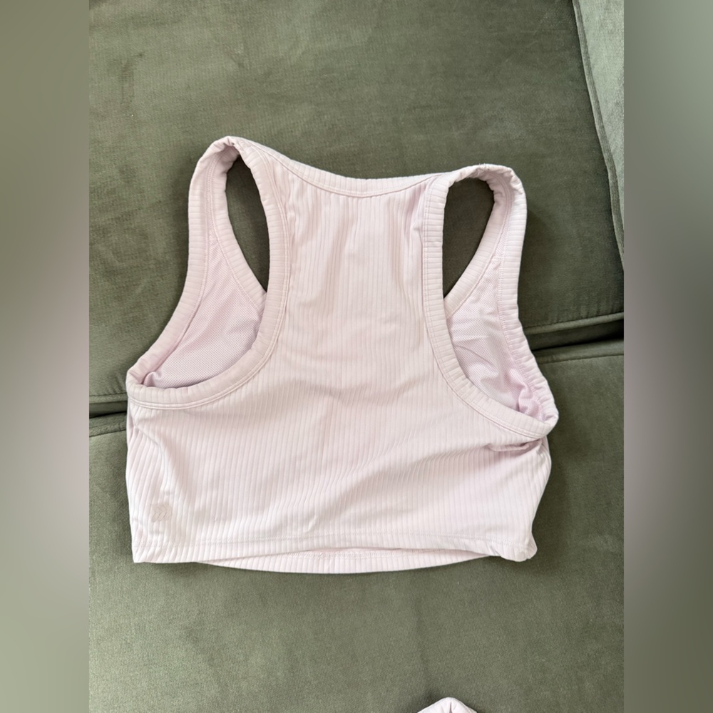 All in Motion Light Pink Ribbed Set - Picture 8 of 13